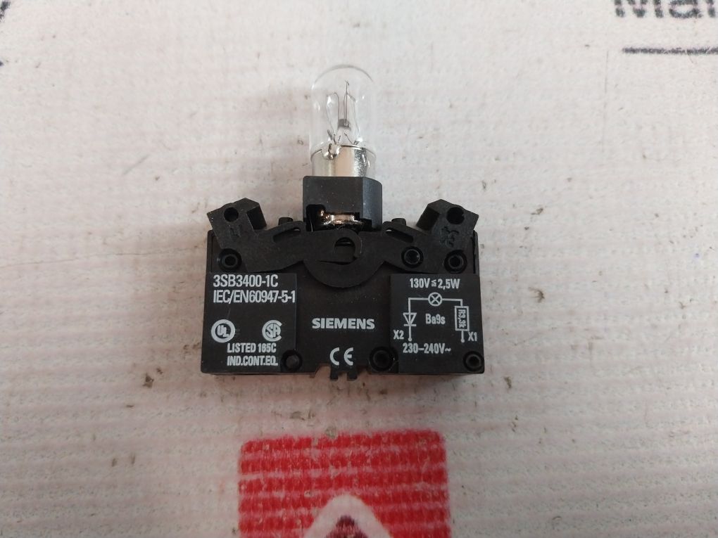 Siemens 3Sb3 001-6Aa20 Indicator Light Kit