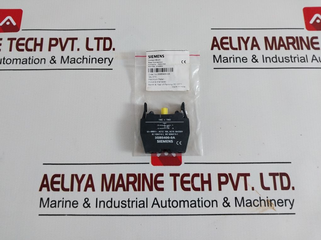 Siemens 3Sb5400-0A Contact Block