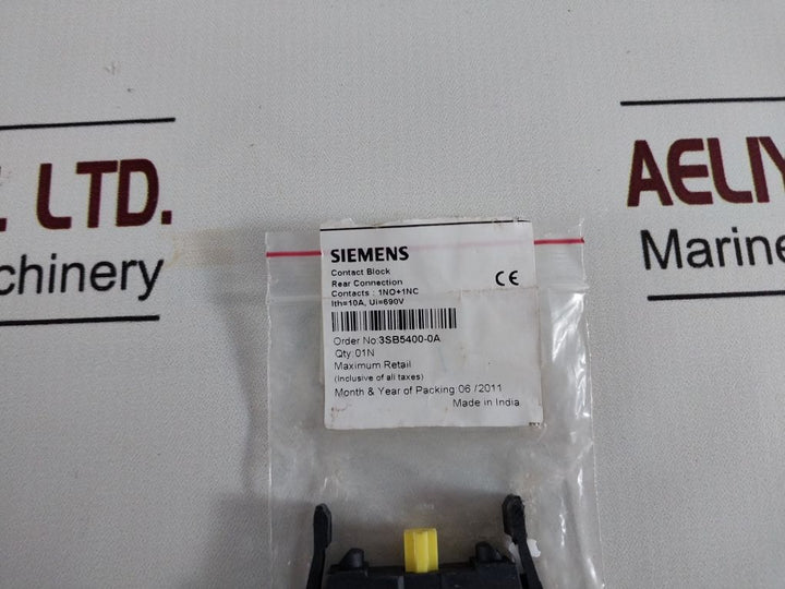 Siemens 3Sb5400-0A Contact Block