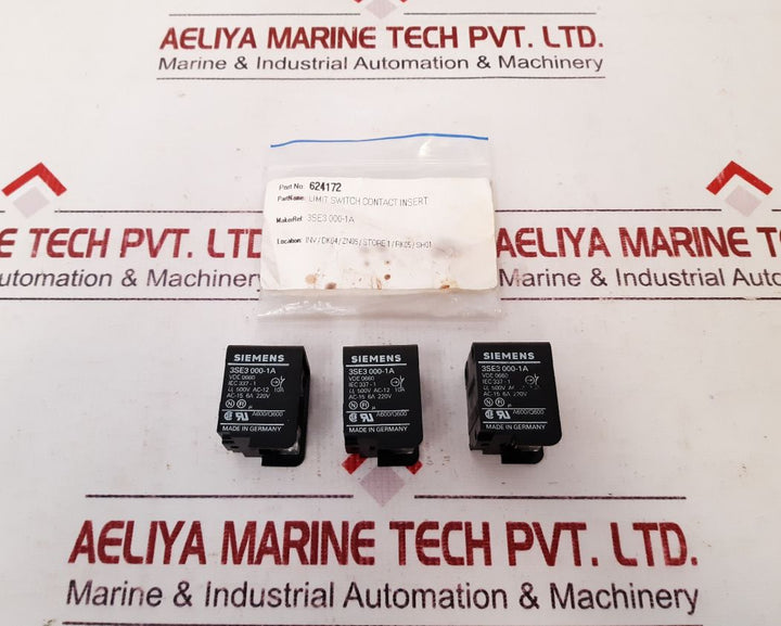 Siemens 3Se3 000-1A Limit Switch
