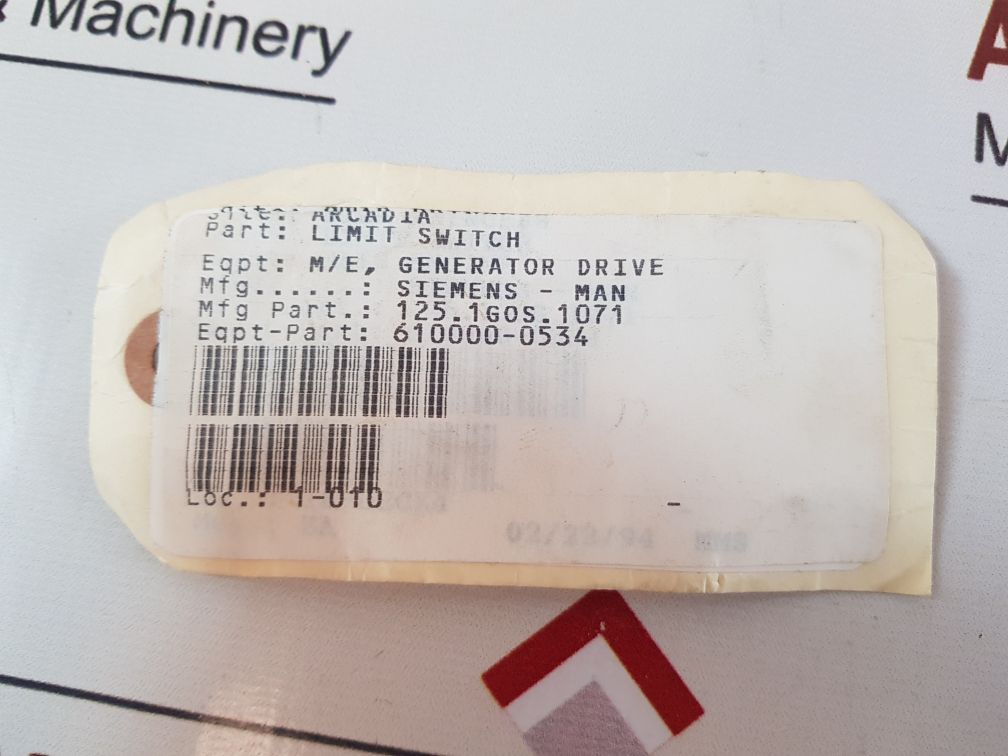 Siemens 3Se3 100-1E Limit/Position Switch 624167