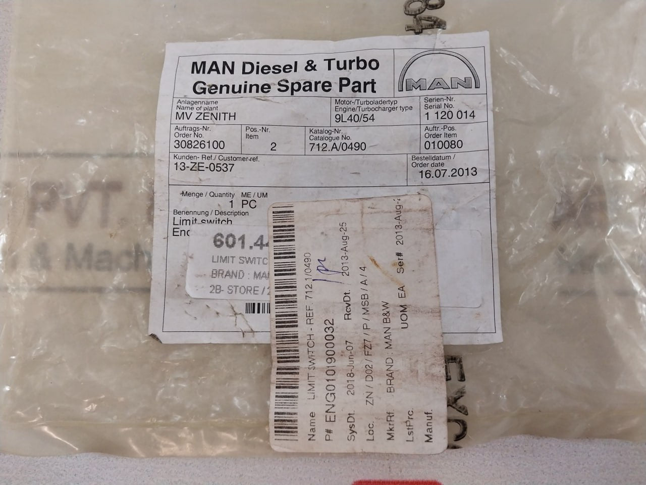 Siemens 3Se5 122-0Ce01 Limit Switch