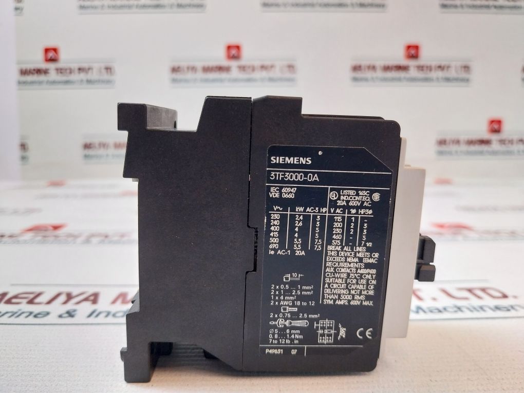 Siemens 3Tf3000-0A Contactor 230V