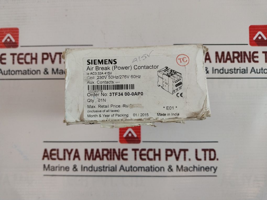 Siemens 3Tf34 00-0A Air Break (Power) Contactor Iec 947