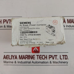 Siemens 3Tf34 00-0A Air Break (Power) Contactor Iec 947