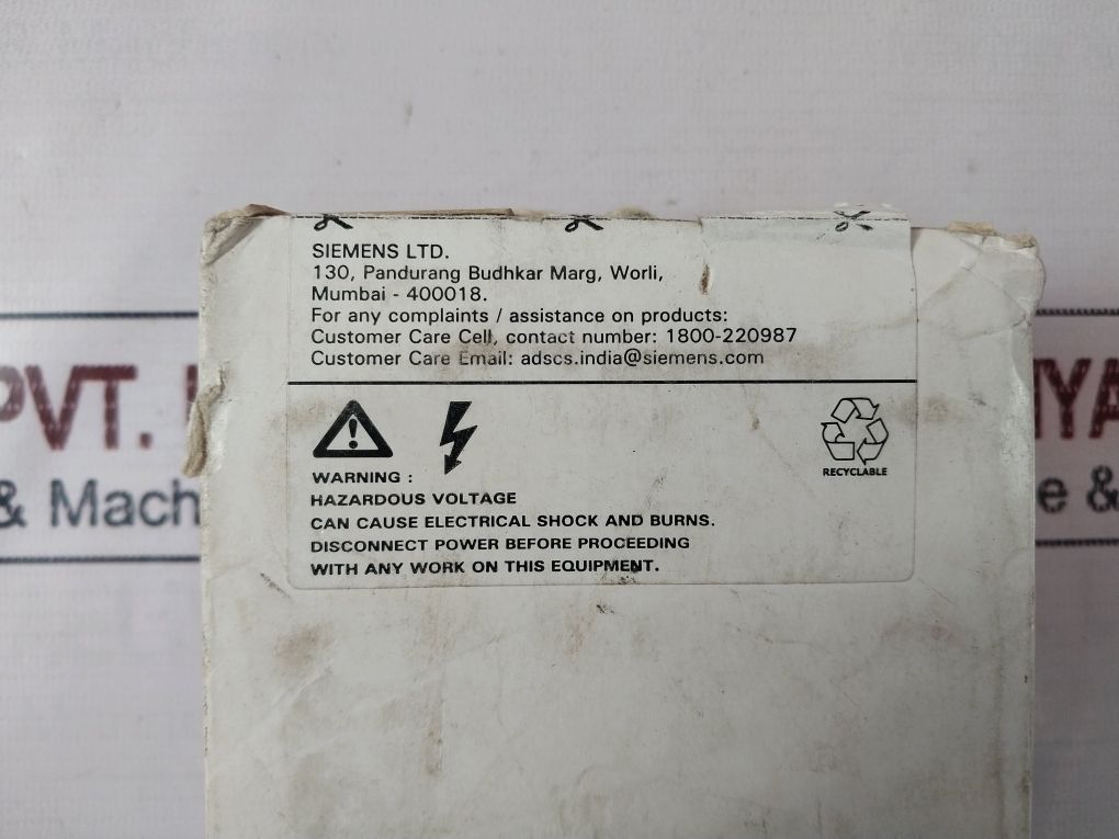 Siemens 3Tf35 00-0A Air Break Contactor