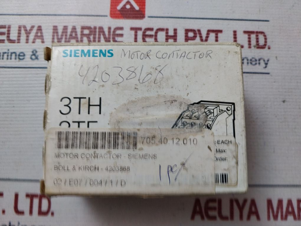 Siemens 3Tf4022-0A Motor Contactor