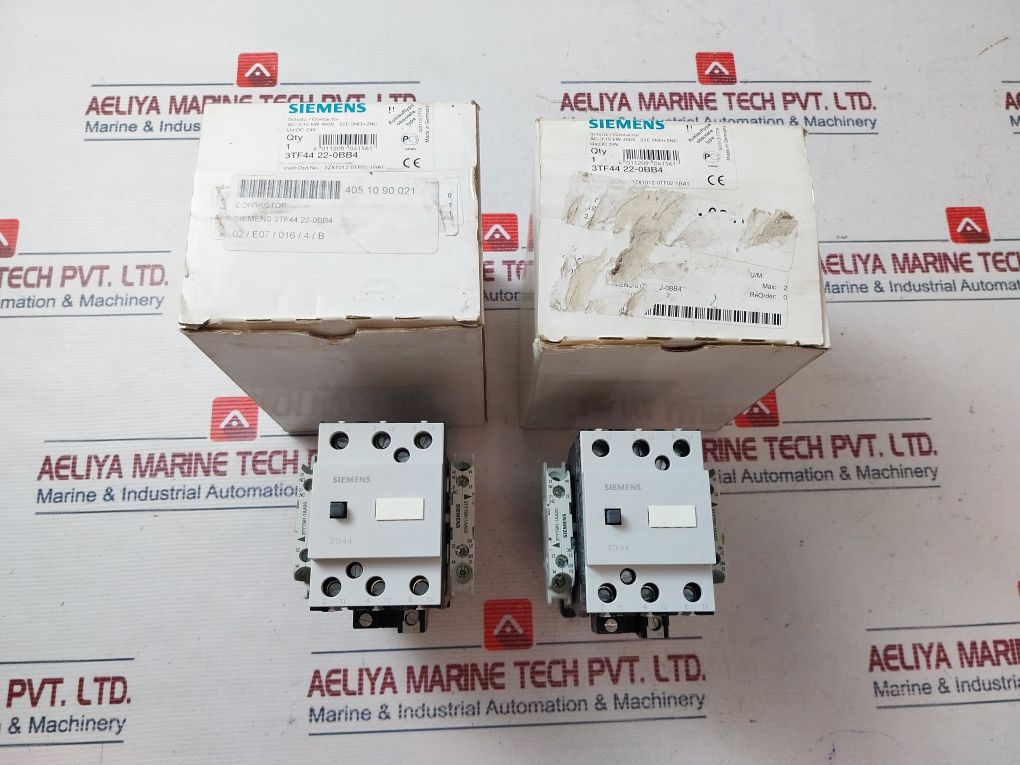 Siemens 3Tf4422-0Bb4 Contactor Dc 24V