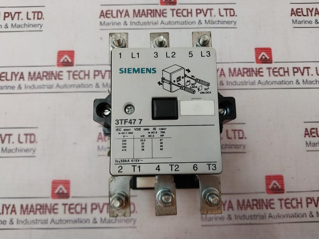 Siemens 3Tf47 7 Power Contactor 110V 132V