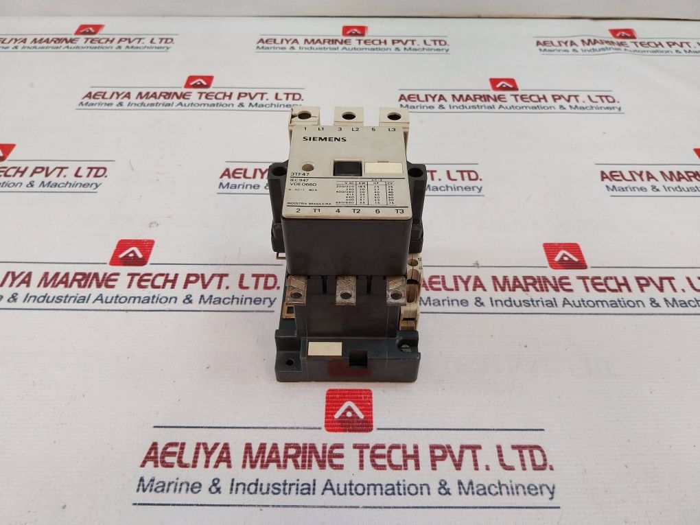 Siemens 3Tf47 Contactor 80A 220V 60Hz