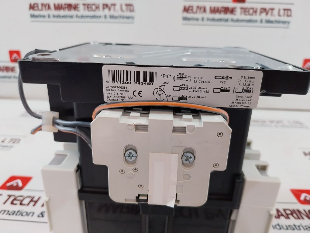 Siemens 3Tf5022-0Db4 Power Protector Contactor 160A 600V Ac