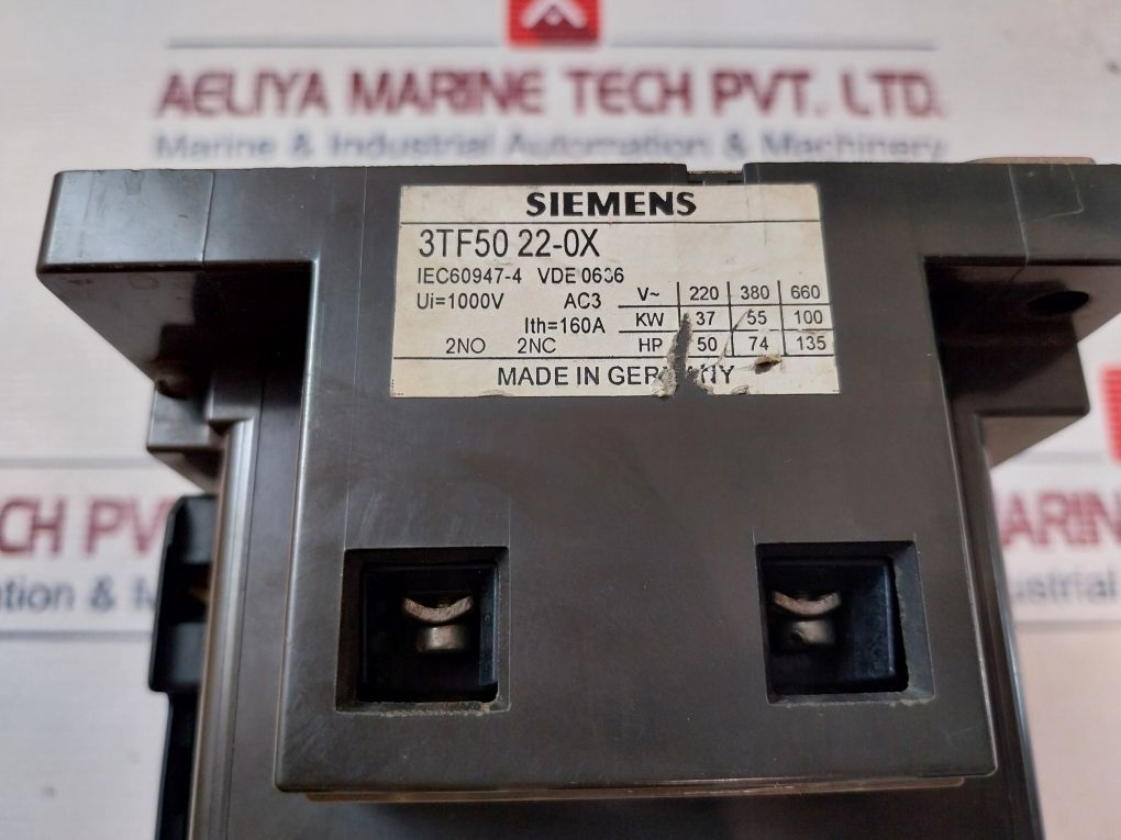 Siemens 3Tf50 22-0X Contactor Ac-3