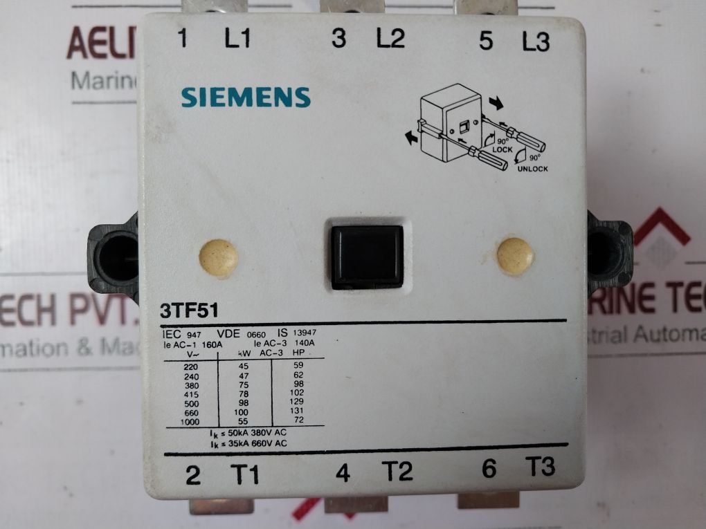 Siemens 3Tf51 Power Contactor Motor Starter 2No+2Nc