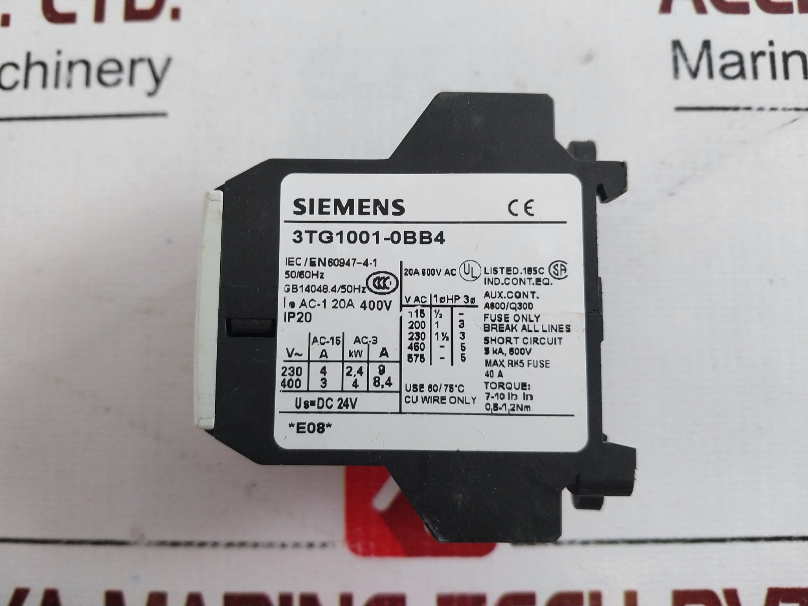 Siemens 3Tg1001-0Bb4 Relay
