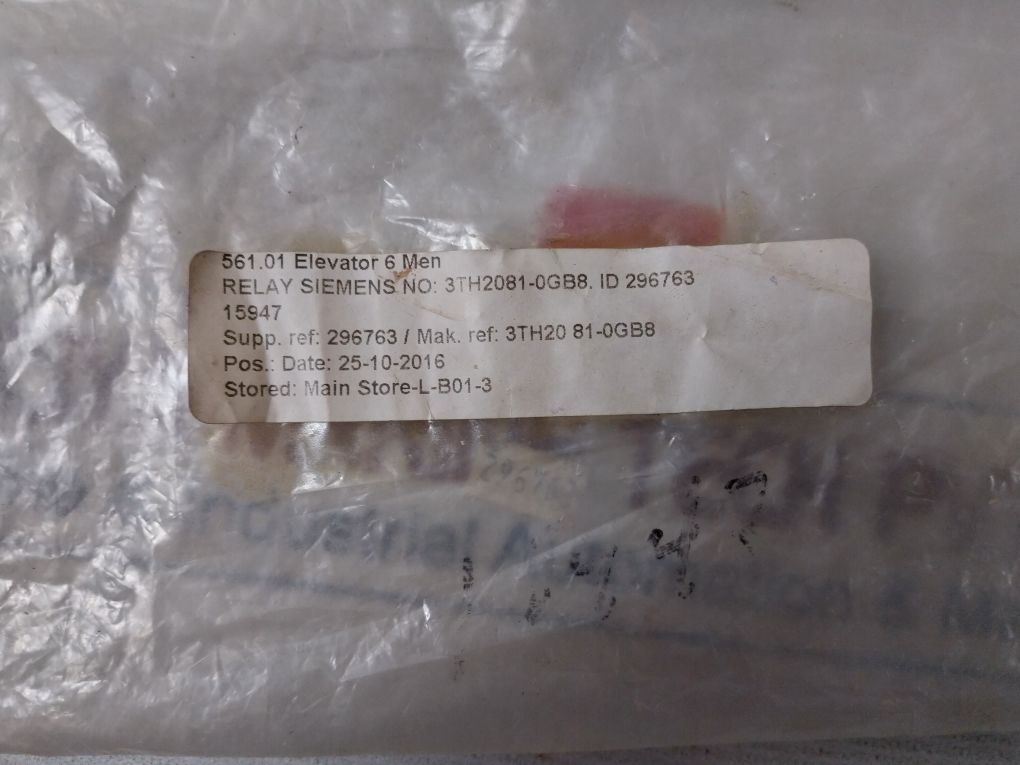 Siemens 3Th2081-0Gb8 Control Relay