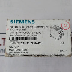 Siemens 3Th30 22-0A