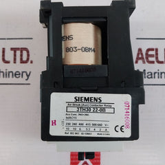 Siemens 3Th30 22-0B Air Break (Aux) Contactor Relay