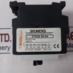 Siemens 3Th30 40-0A 60Hz