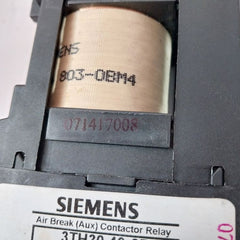Siemens 3Th30 40-0B Air Break (Aux) Contactor Relay
