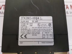 Siemens 3Tk2803-0Bb4 Contactor Safety Relay 24V