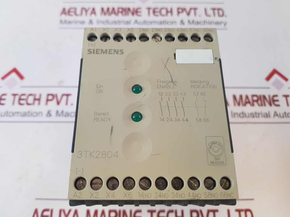 Siemens 3Tk2804-0Bb4 Contactor With Safety Relay