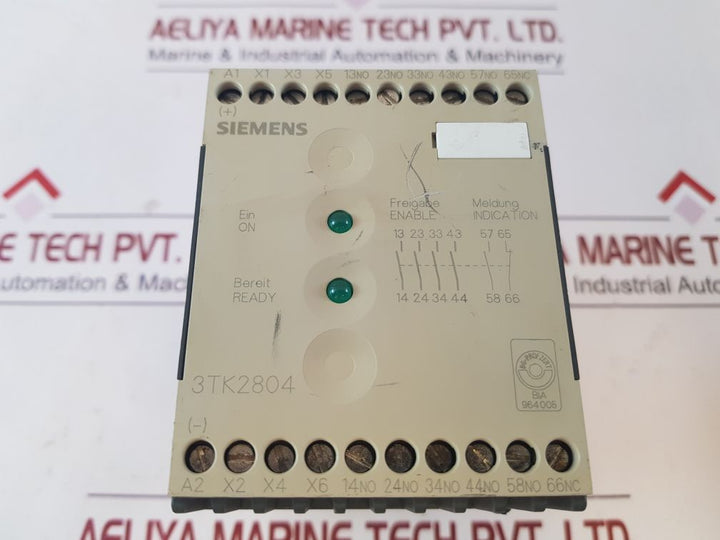 Siemens 3Tk2804-0Bb4 Contactor With Safety Relay