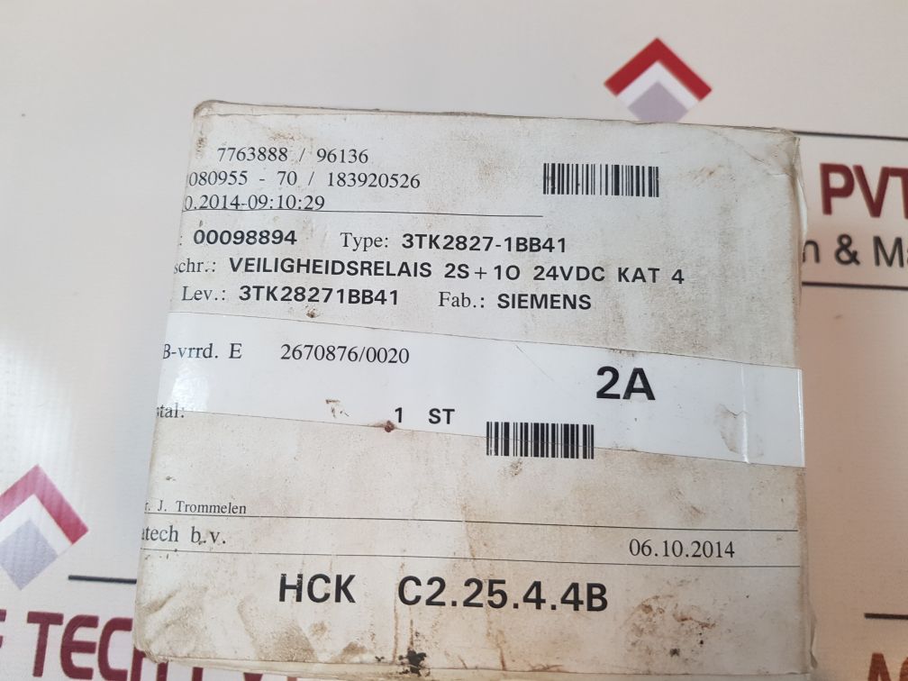 Siemens 3Tk2827-1Bb41 Safety Relay