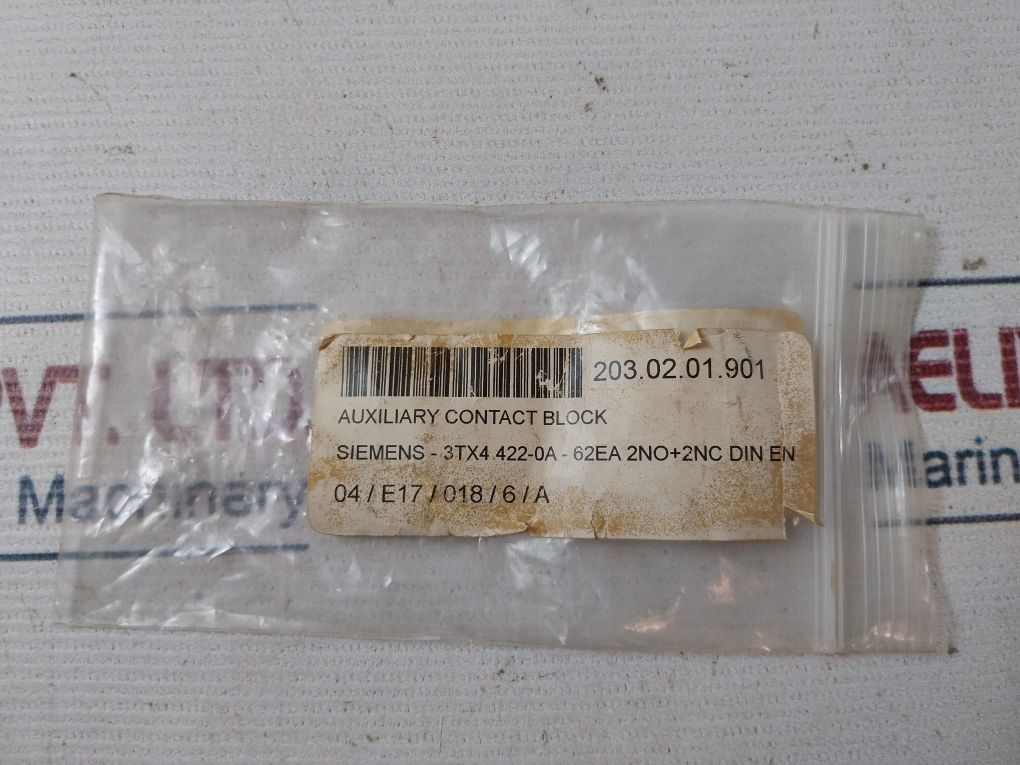 Siemens 3Tx4422-0A Auxiliary Contact Block