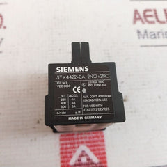 Siemens 3Tx4422-0A Auxiliary Contact Block 10A