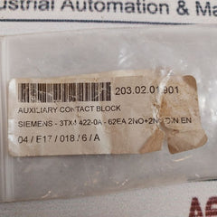 Siemens 3Tx4422-0A Auxiliary Contact Block 10A