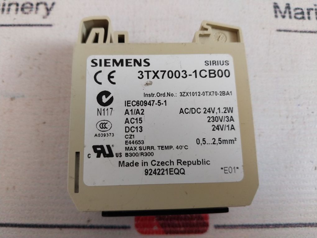 Siemens 3Tx7003-1Cb00 Coupling Relay
