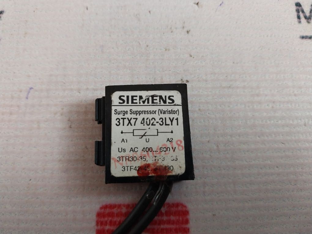 Siemens 3Tx7 402-3Ly1 Surge Suppressor