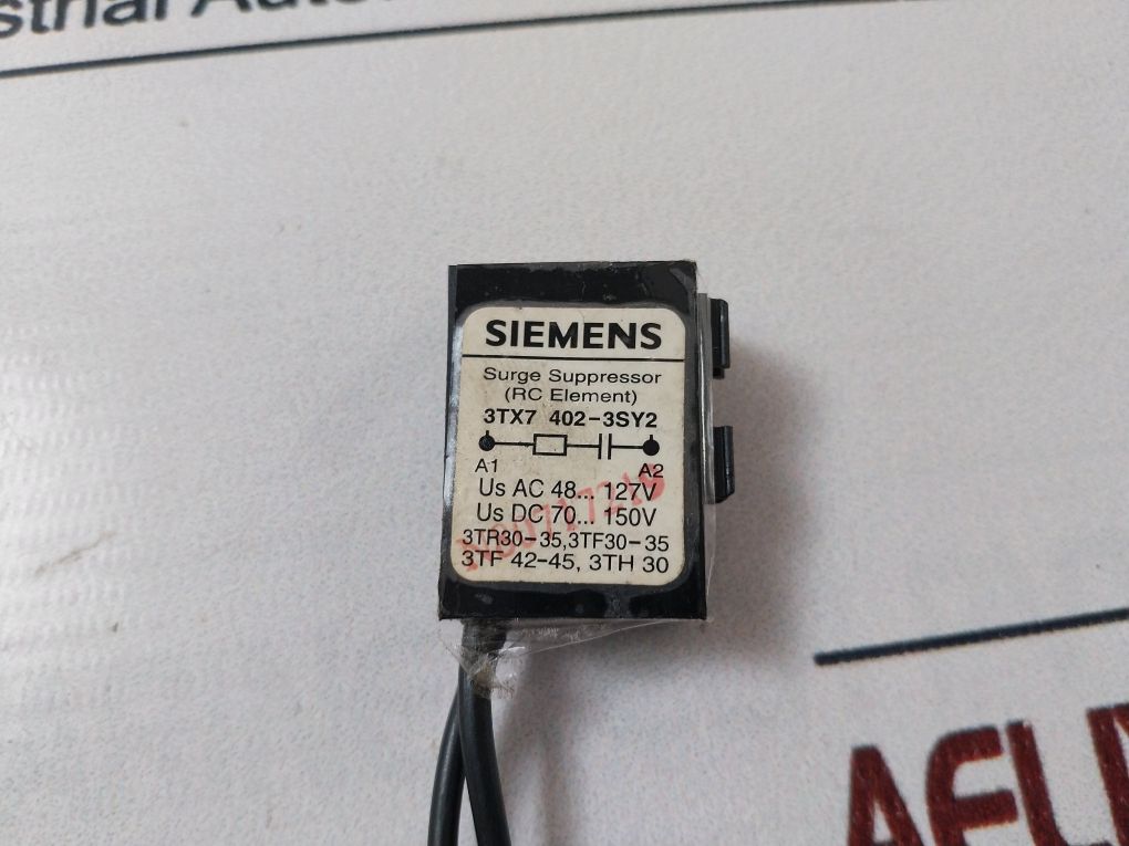 Siemens 3Tx7 402-3Sy2 Surge Suppressor Ac48-127V