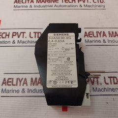 Siemens 3Ua50 00-0G Overload Current Relay 0.4-0.63 Amp 660V