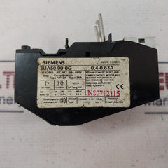 Siemens 3Ua50 00-0G Thermal Overload Relay