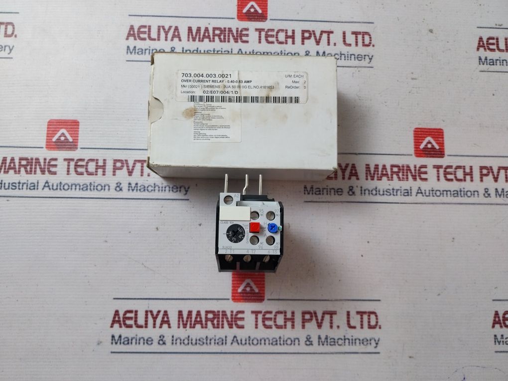Siemens 3Ua50 00-0G Thermal Overload Relay 690V