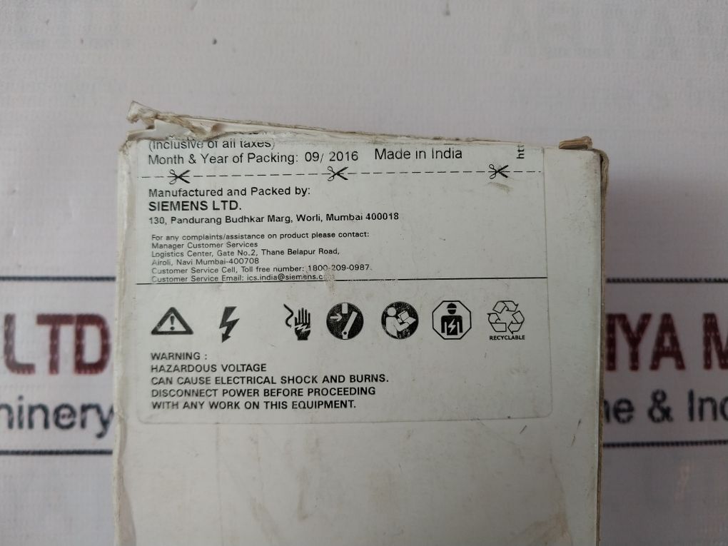 Siemens 3Ua50 00-1A 150V