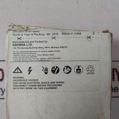 Siemens 3Ua50 00-1A 150V