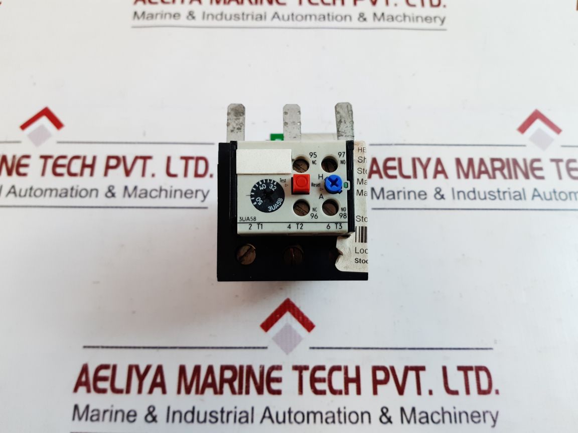 Siemens 3Ua58 00-2F Overload Relay 0660
