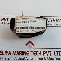 Siemens 3Ua58 00-2F Overload Relay 0660