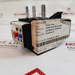 Siemens 3Ua58 00-2F Overload Relay 0660