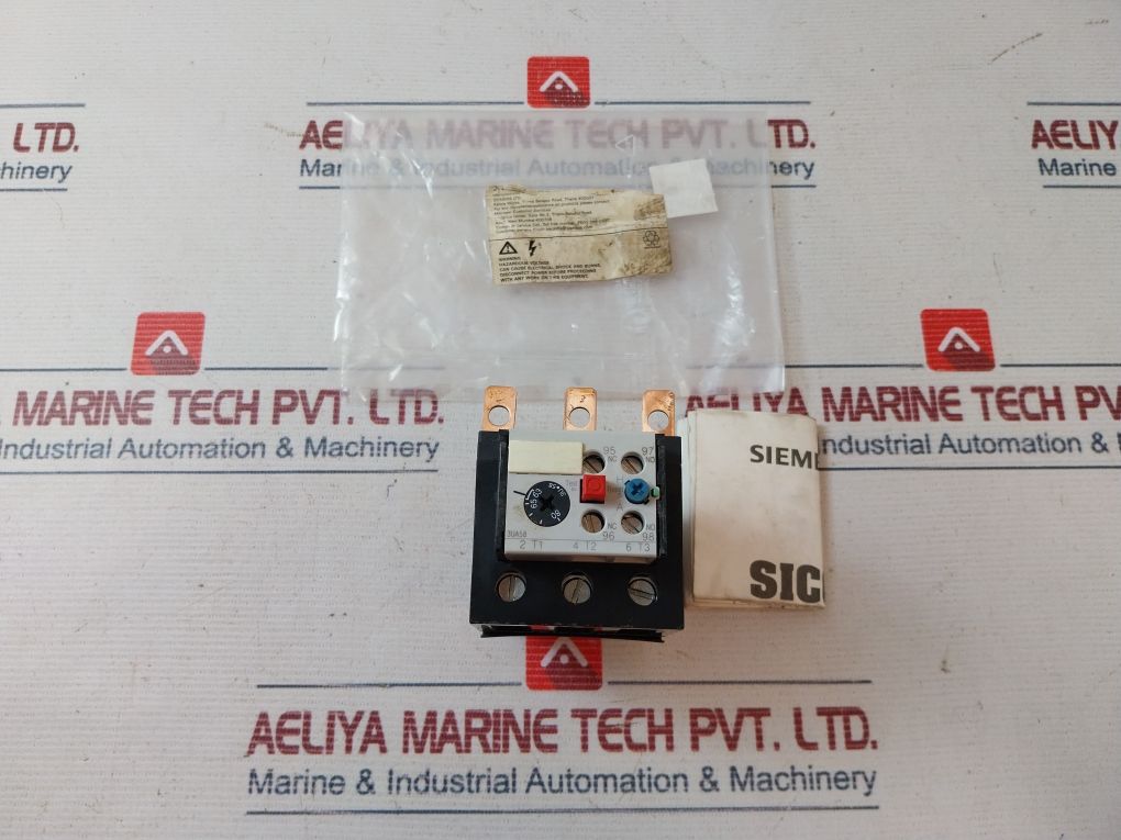 Siemens 3Ua58 00-2Uz1 Bimetal Relay With Single Phasing Protection 150V