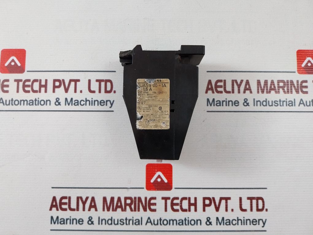 Siemens 3Ua5900-1A Overload Relay 600Vac