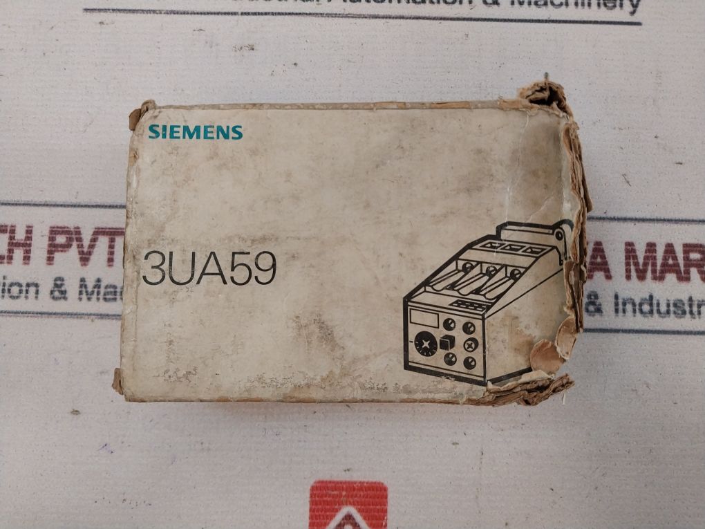 Siemens 3Ua59 00-2P Overload Relay 600Vac