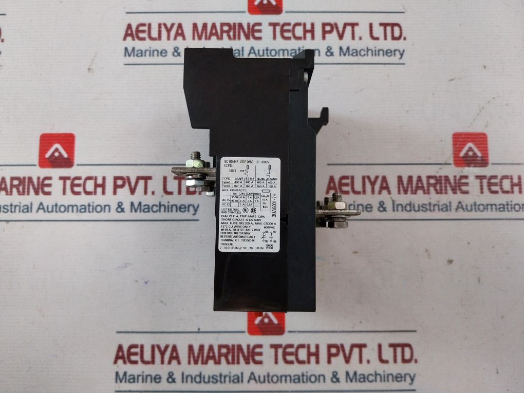 Siemens 3Ua6001-2H Thermal Overload Relay Vde 0660