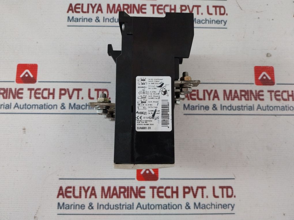 Siemens 3Ua6001-2H Thermal Overload Relay Vde 0660
