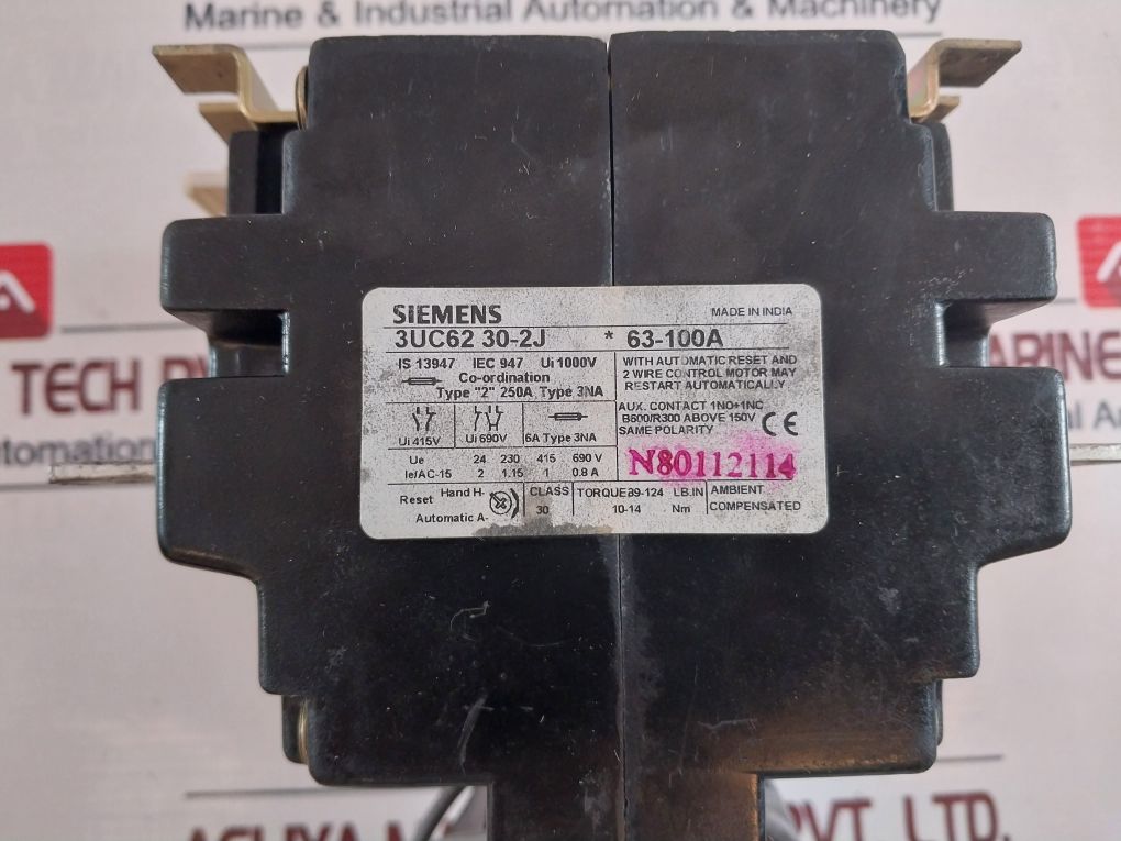 Siemens 3Uc62 30-2J 415V