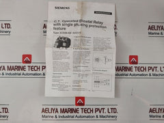 Siemens 3Uc62 30-2J 415V