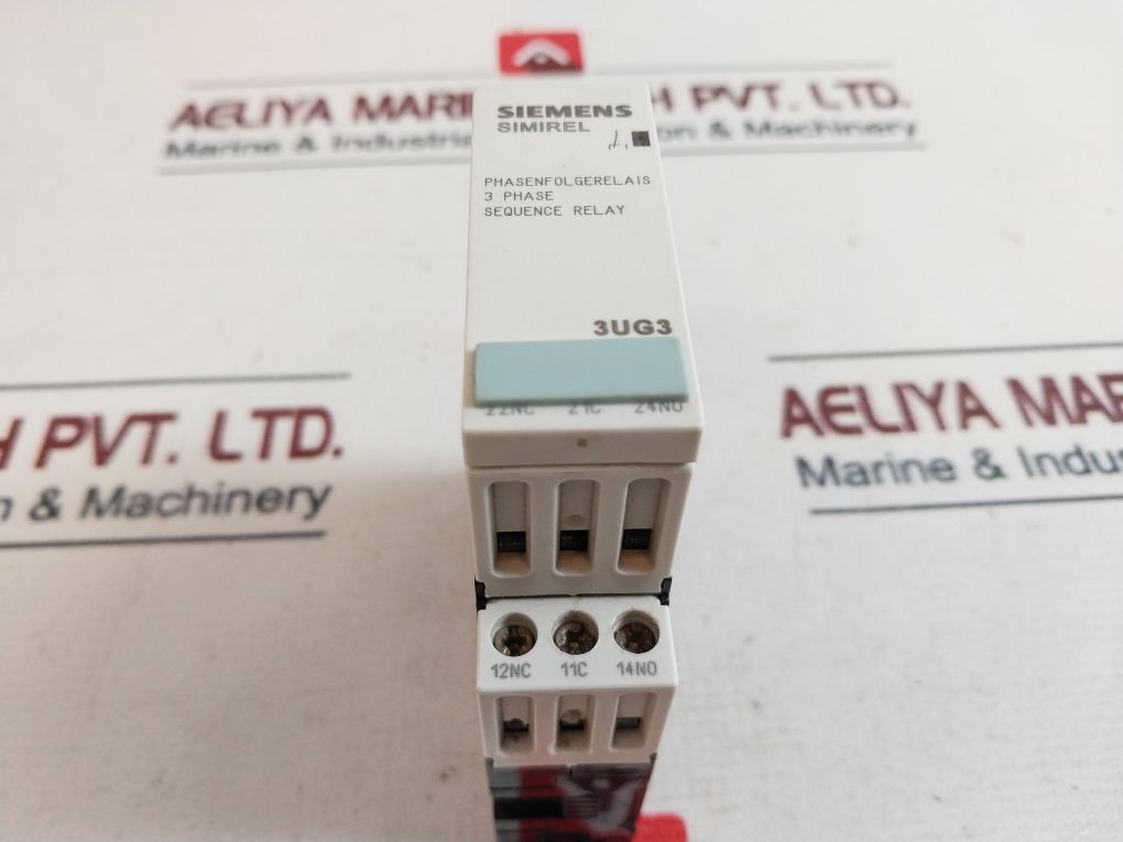 Siemens 3Ug3511-1Bq50 3 Phase Sequence Relay 
