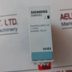 Siemens 3Ug3511-1Bq50 3 Phase Sequence Relay 240Vac